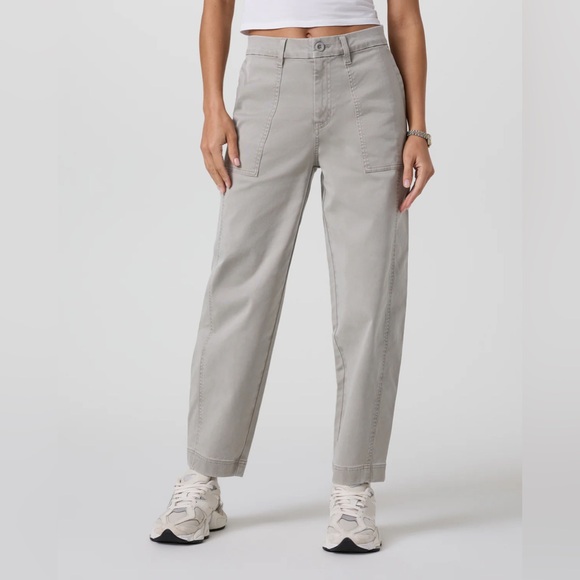 VUORI Anza Twill Pant in Talc - Picture 2 of 11